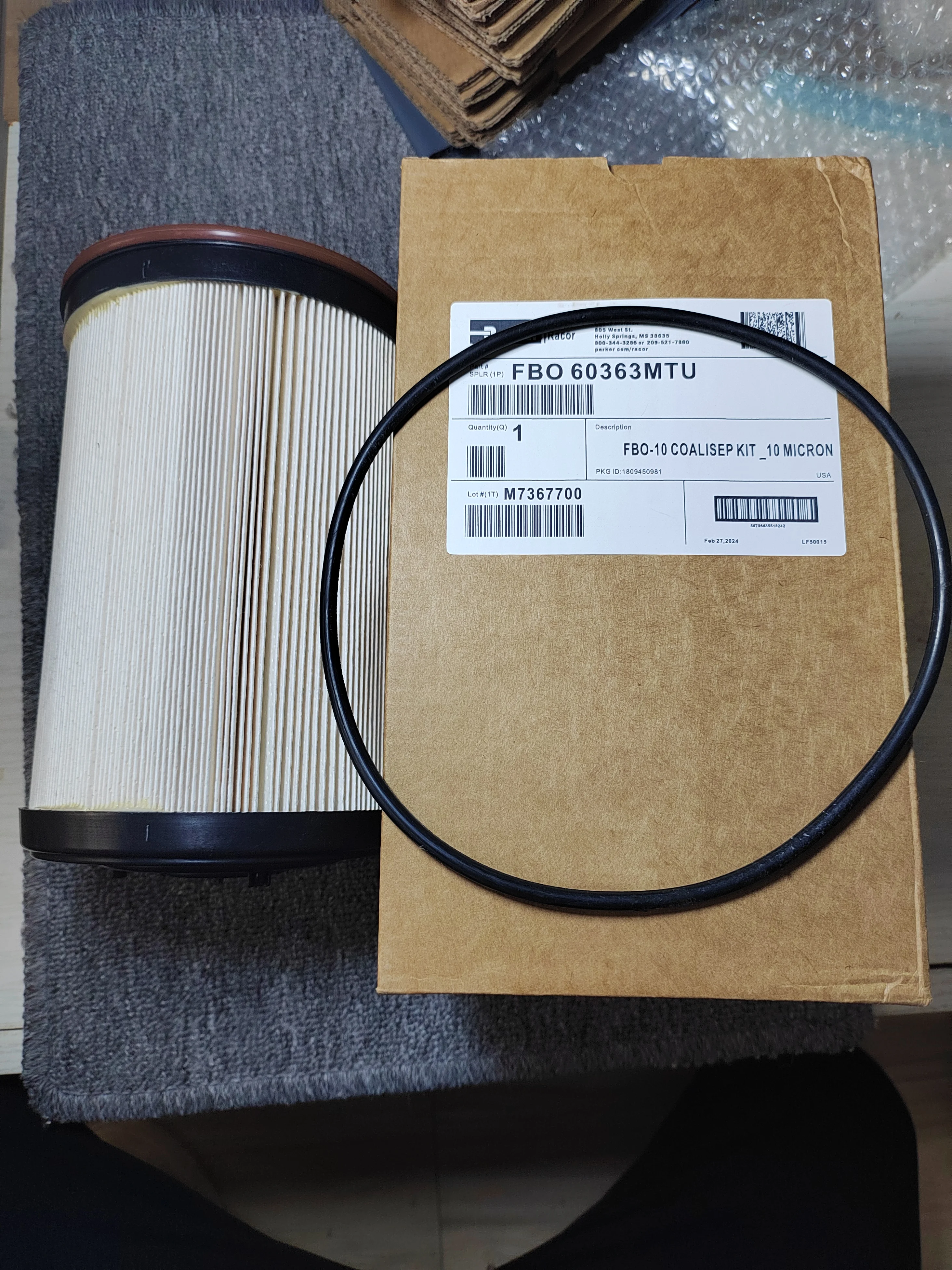FOR Parker FBO60363 oil-water separator filter element, suitable for marine filter element firewood filter