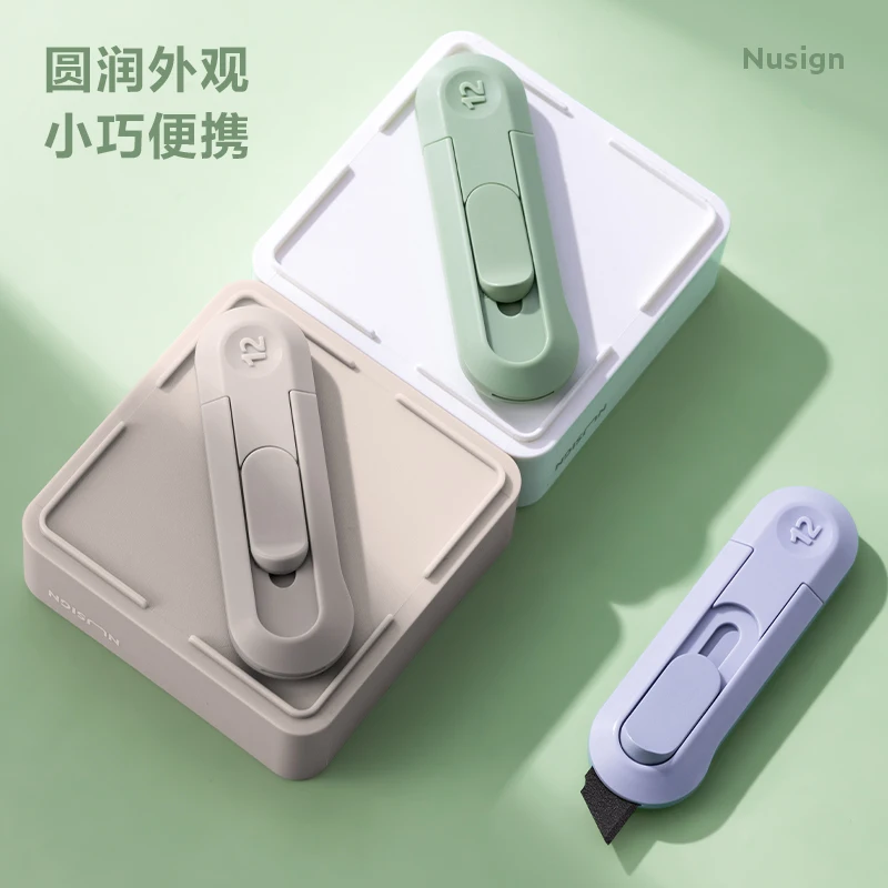 Deli Nusign Portable Paper Cutter Mini Cutting Knife 7 Styles Envelop Box Opener Easy Carry Cutters Knife Stationery