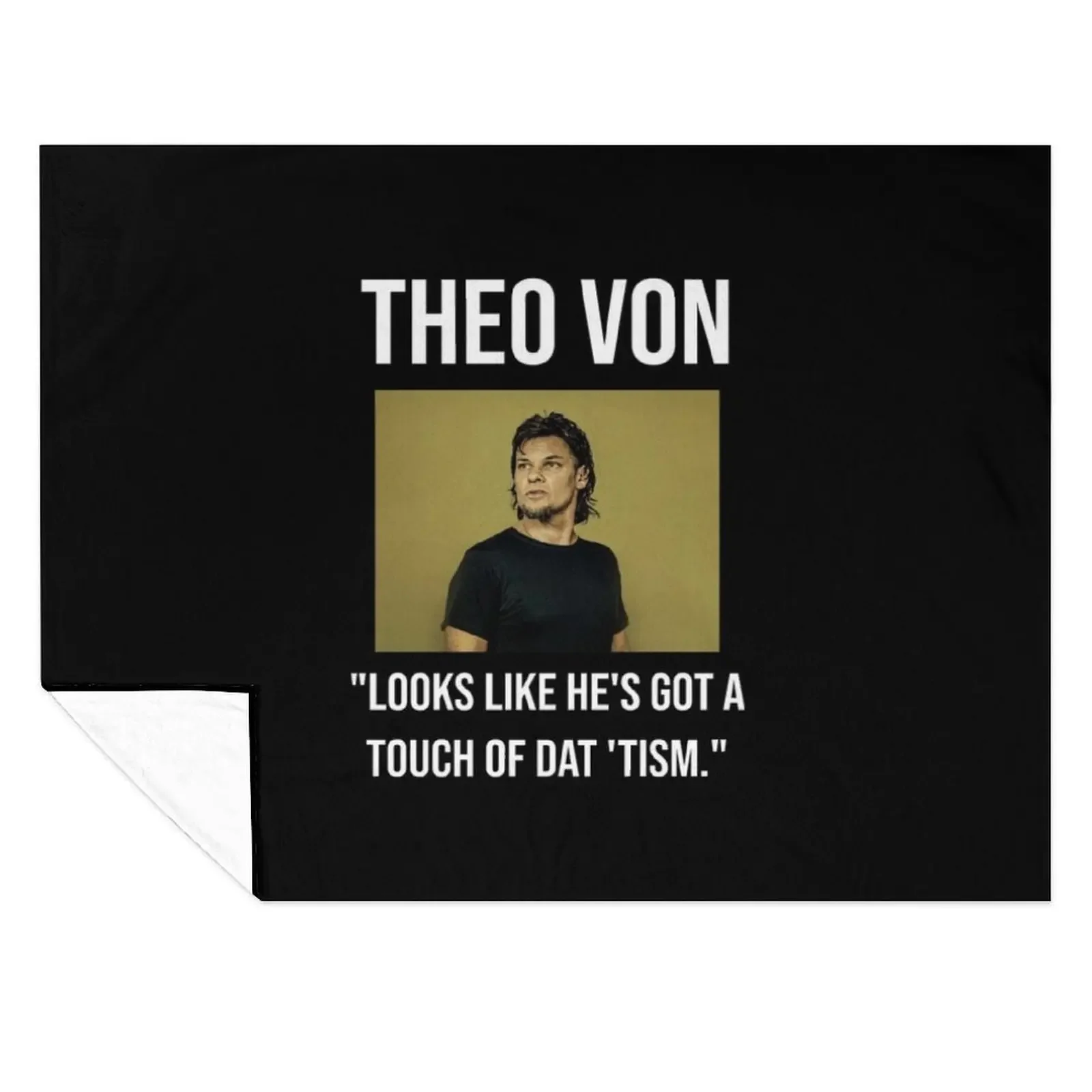 

Theo Von Autism Throw Blanket Luxury Throw Soft Plaid Hairy Winter beds Blankets