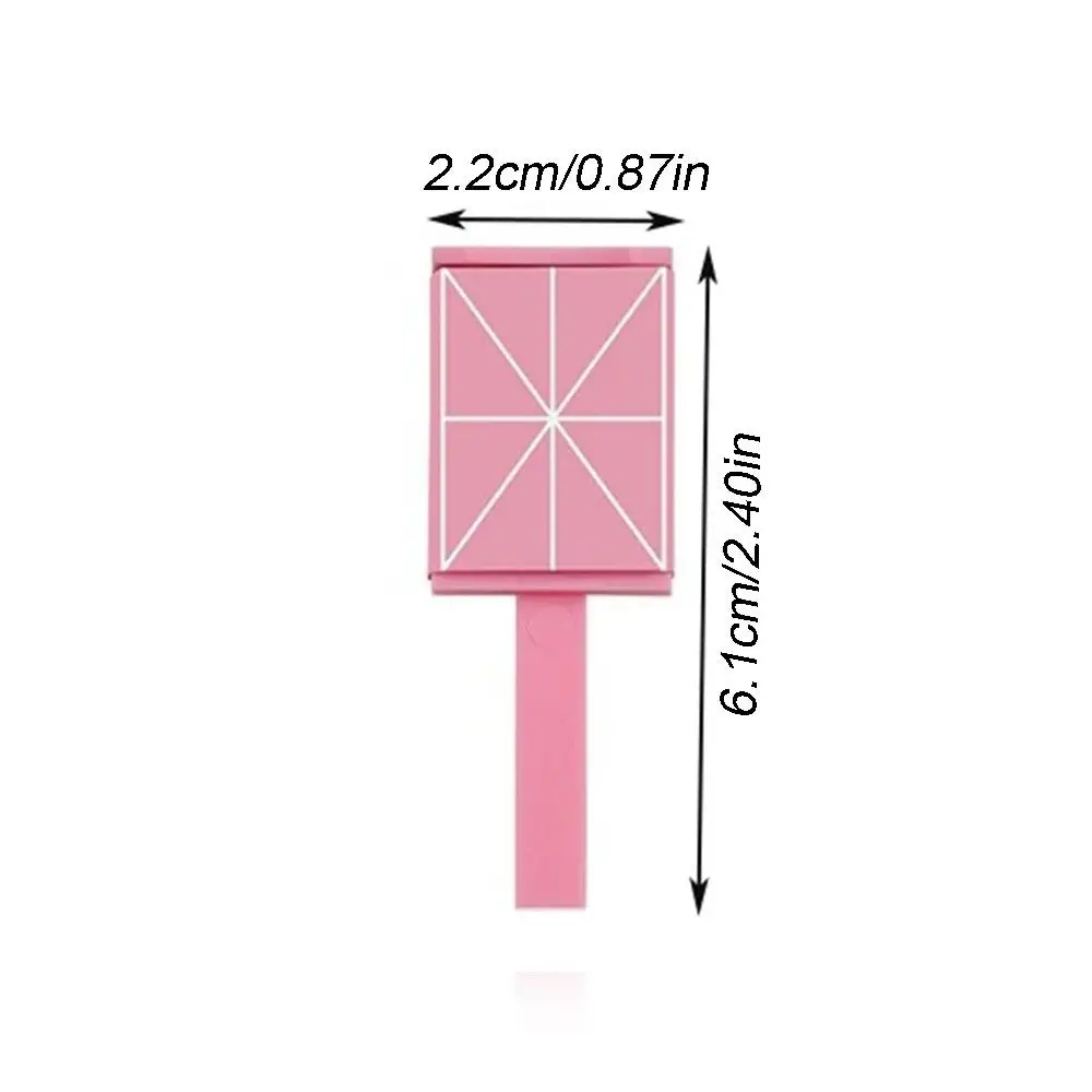 Bâton magnétique œil de chat pour vernis à ongles en gel, aimant injuste professionnel, barre étonnante tée rose, facile à utiliser, 5 pièces/ensemble