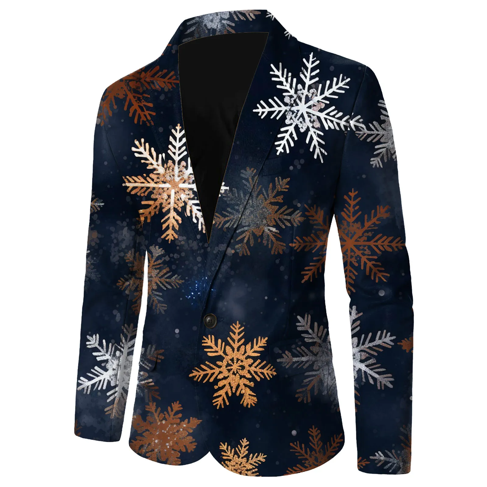 شهم بليزرات 2026 السنة الجديدة عيد الميلاد بدلة رجالي سترة سليم صالح كم طويل التلبيب زر سترة مع جيب معطف على شكل ثوب