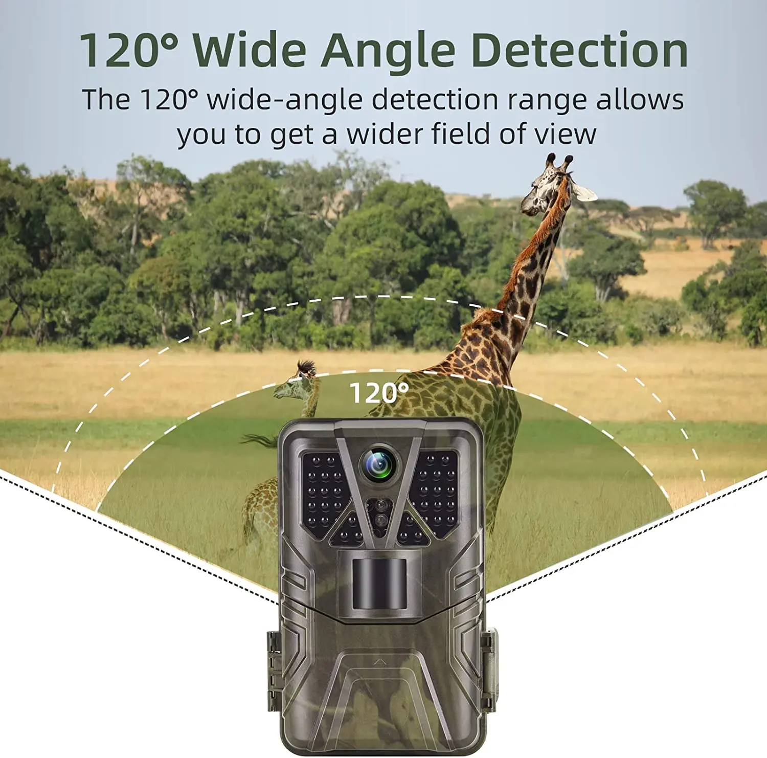 Wildlife Camera 36MP HD Trail Game Camera with Night VisionIP66 Waterproof  Wildlife  Scouting Hunting Wildlife Observation