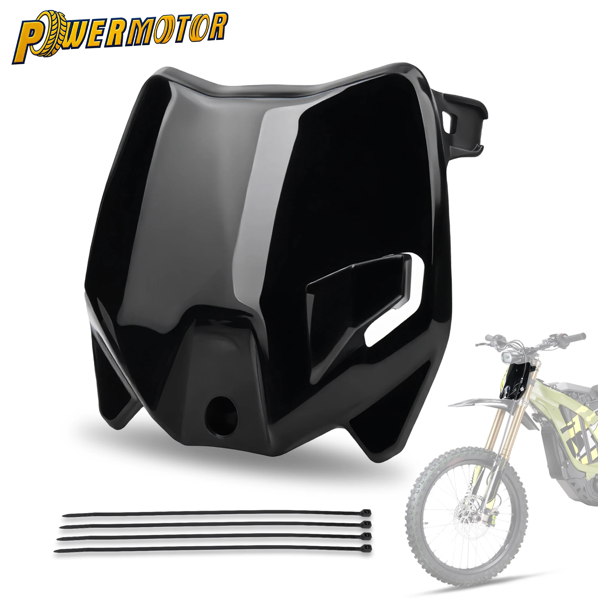 

Motocross Front Number Plate For Surron Light Bee S X Talaria Sting MX3 MX4 Electric Dirt Bike License Number Plate Replacement