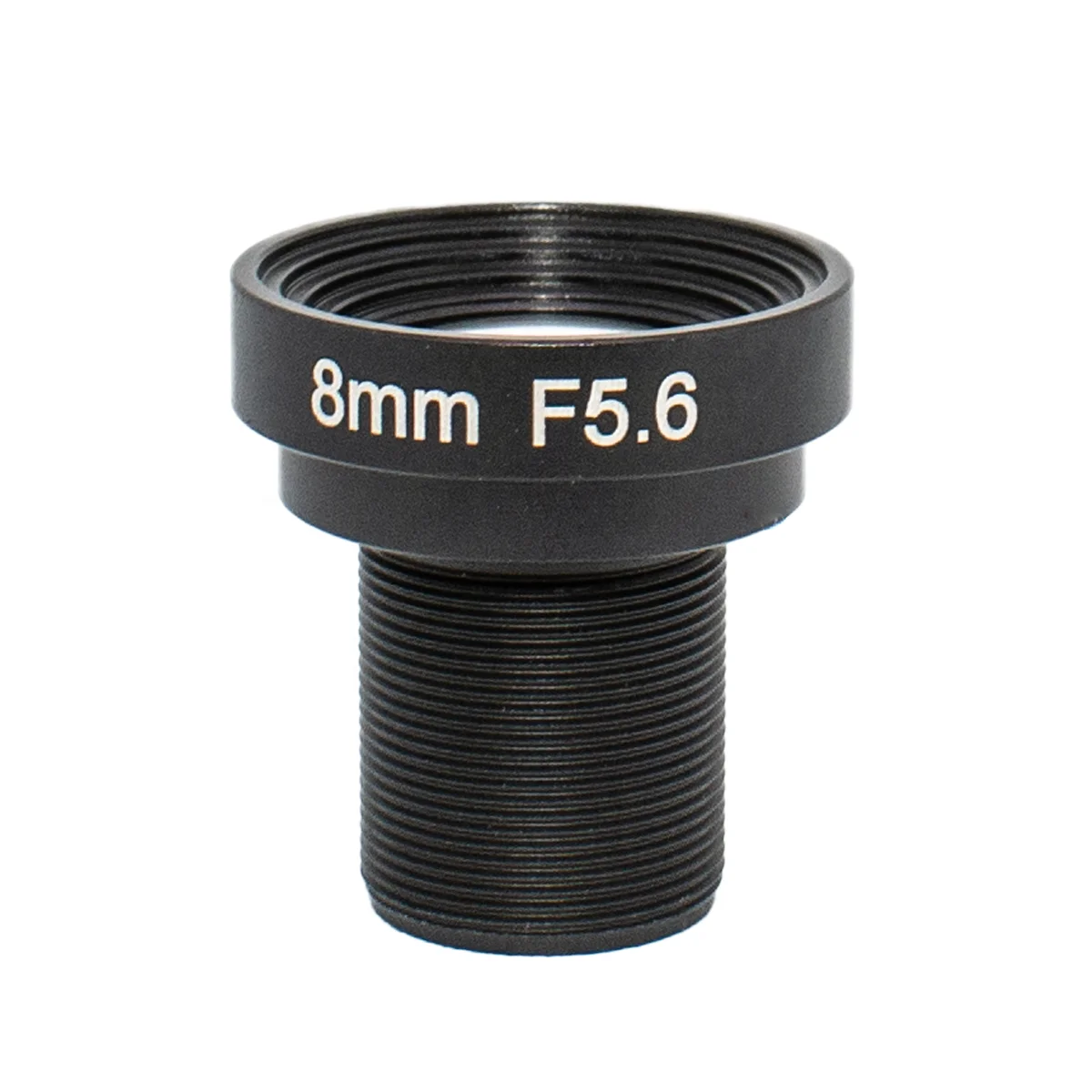 عدسة 1/1.8 بوصة 8 مم F5.6 M12 منخفضة التشويه بدون مرشح قطع IR لرؤية الماكينة