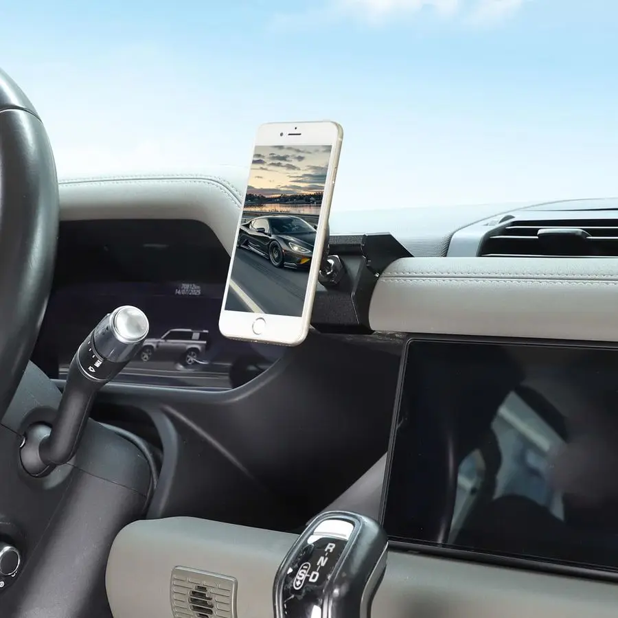 

Phone Holder Compatible with Land Rover Defender 110 130 20202025, 360 Adjustable Dash Phone Mount Holder for All Smartphones fo
