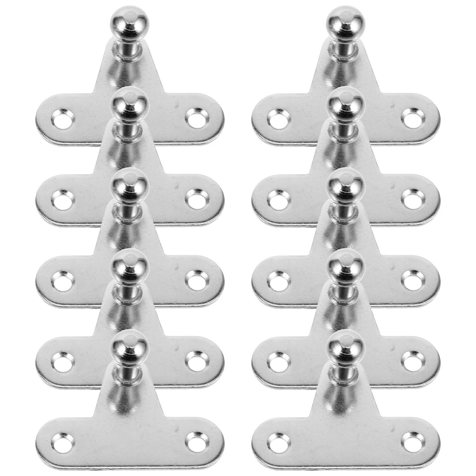 10Pcs Robust Strut Brackets Gas Spring Mount Ball Bracket for Rvs Trailers Desks Cabinets Trucks Hood Lid Support