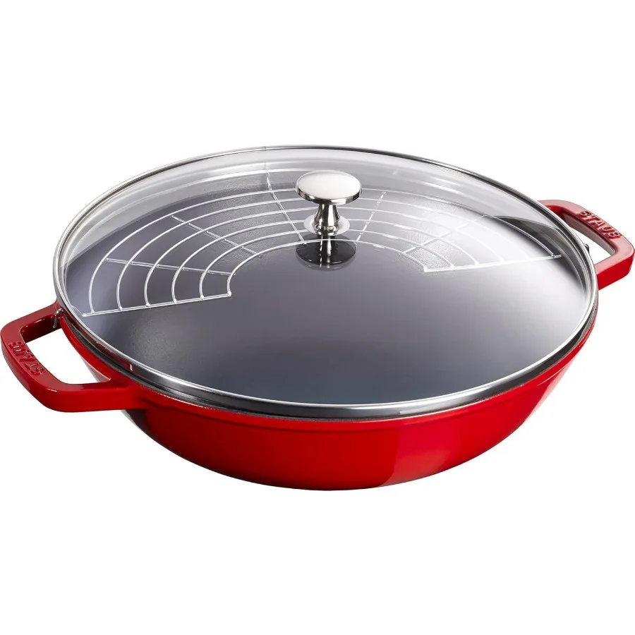 

Cast Iron Perfect Pan Dutch Oven 4.5quart serves 45 Made in France Cherry