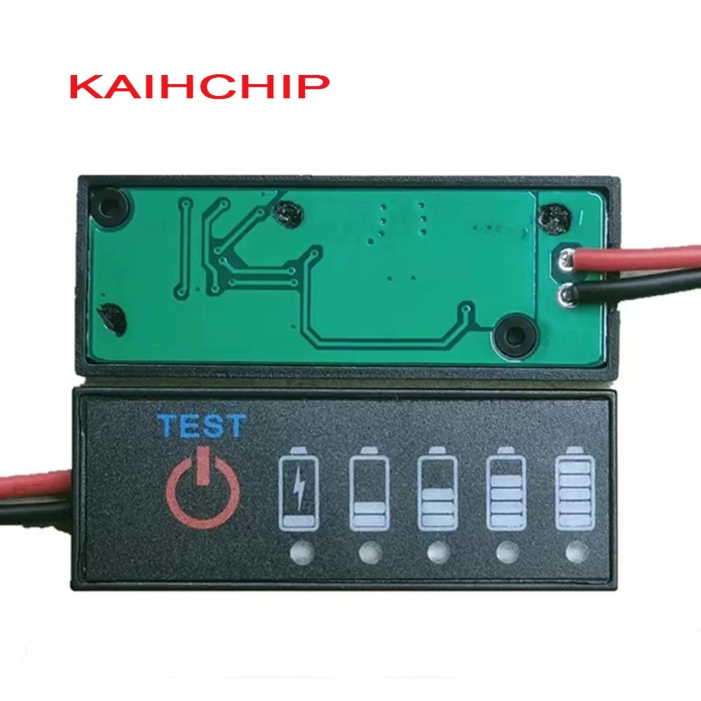 3.7V-72V Lithium Battery Power Detection Lamp Board 12V Lead-acid Battery Lithium Iron Phosphate Power Display