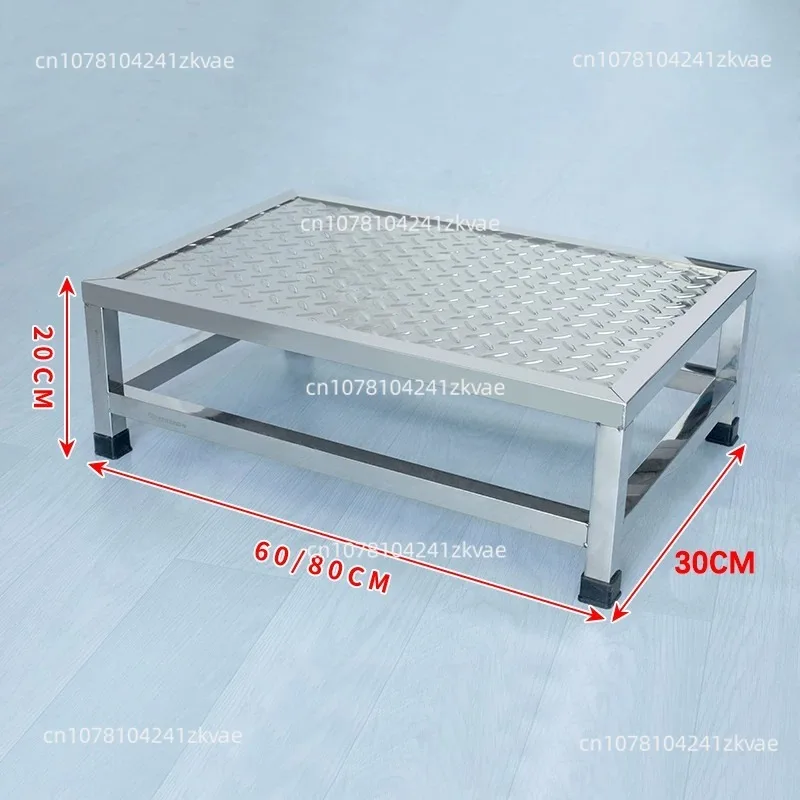Stainless Steel Anti Slip Step Stool Heavy Duty Thickened Sturdy Foot Stool Home Kitchen Bathroom High Load Non Slip Safety Step