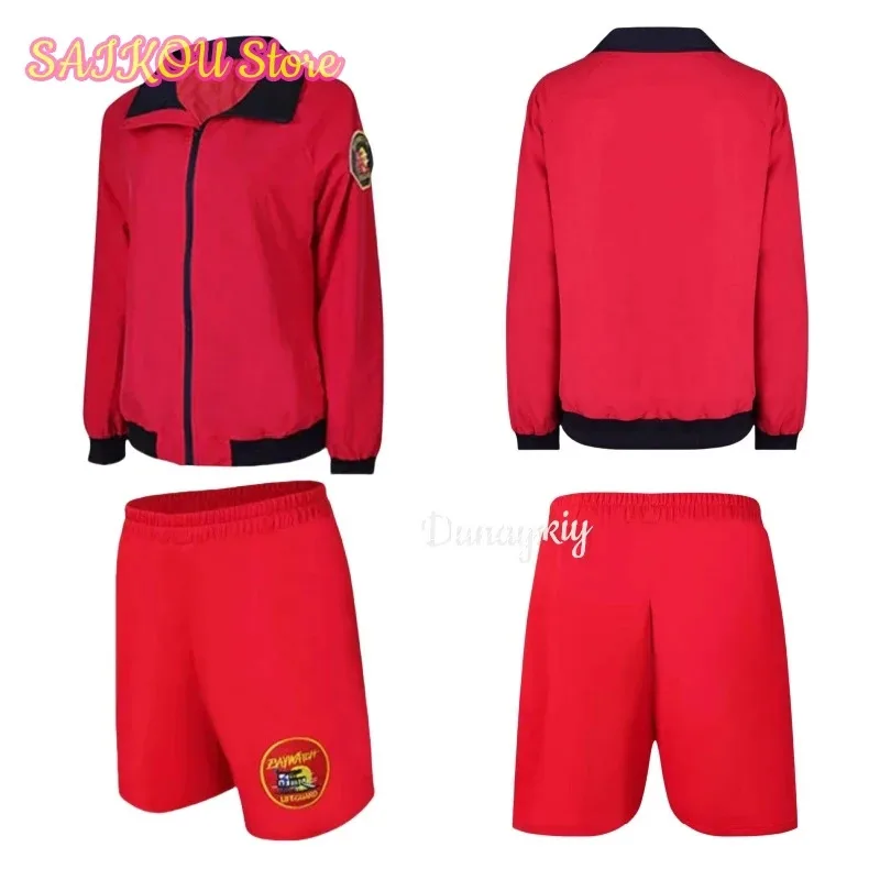 Взрослый Митч Бюхнон, красное пальто для косплея, пляжное пальто из фильма, пальто для эркера, красная куртка, брюки, костюм, мужская одежда, карнавальный костюм на Хэллоуин