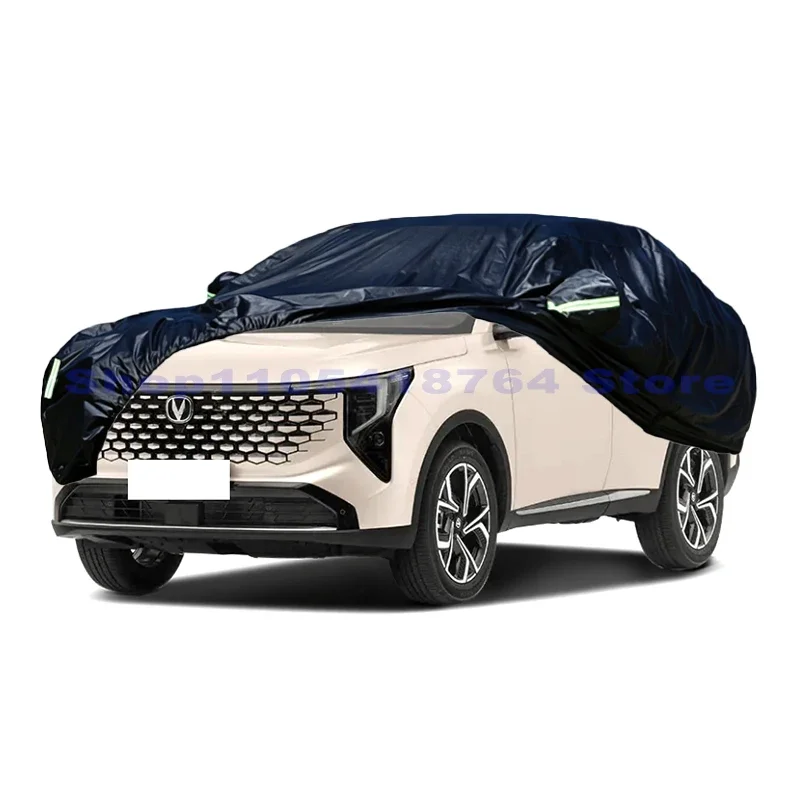 Car Cover Outdoor Protection Full Exterior Snow Cover Sunshade Dustproof Protection Cover For Changan CS55 PLUS