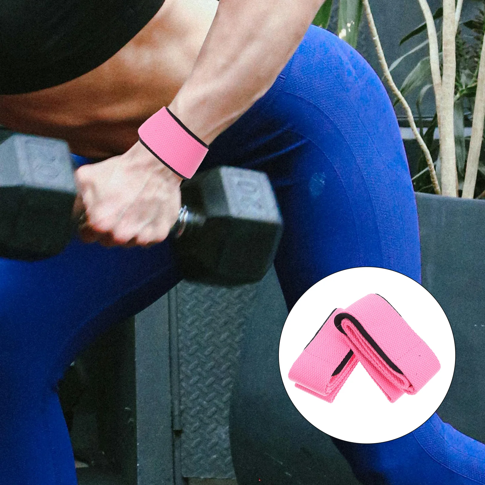 زوج واحد من واقي المعصم للرياضة متعدد الوظائف، حزام قبضة رفع الأثقال، حزام قبضة التدريب، واقي المعصم للياقة البدنية