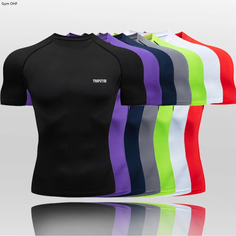 

Новая мужская футболка для бега Rashguard с длинным рукавом, компрессионная футболка для тренажерного зала, Мужская быстросохнущая эластичная Спортивная футболка для бодибилдинга и фитнеса