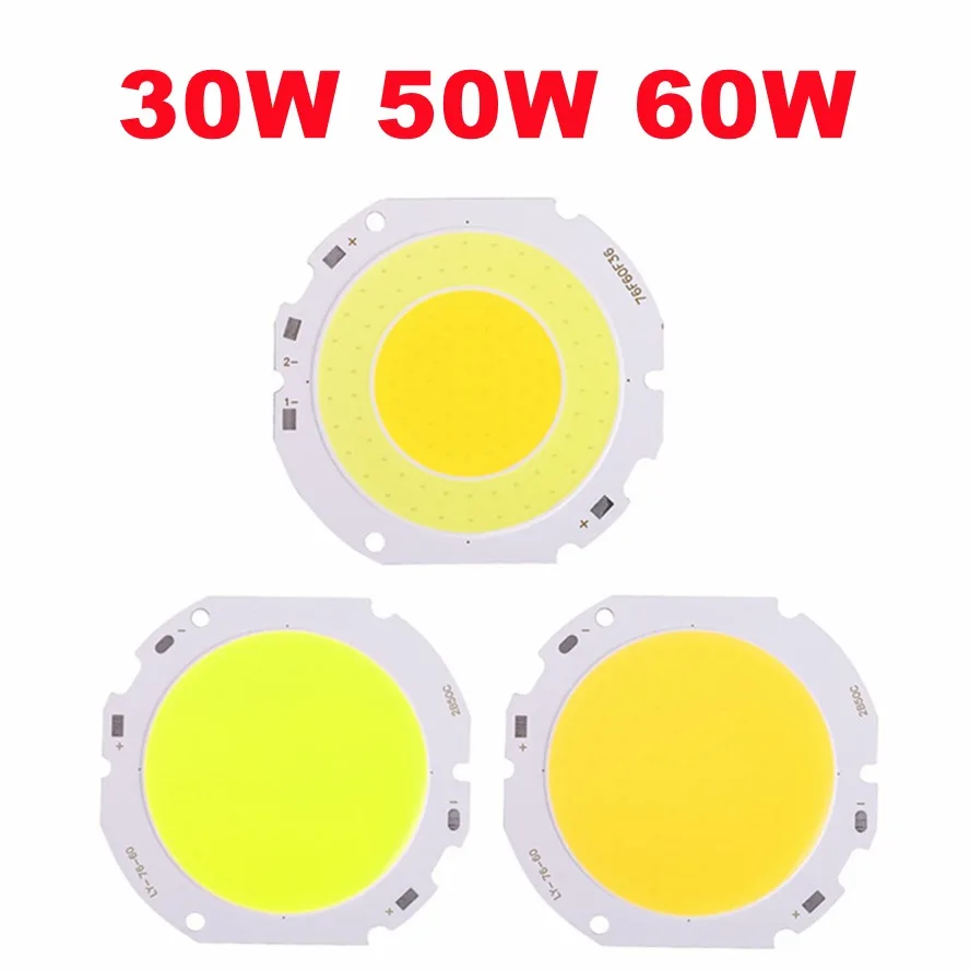 High Power Ultra Bright LED COB Chip Light Source Warm White for DIY LED Flood Light Bulbs Down Light Bulb Lamp Accessories