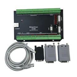 Spedizione gratuita EC500 3/4/5/6 Axis Mach3 Ethernet CNC Controller 460KHz Motion Control Card per macchina per incidere CNC