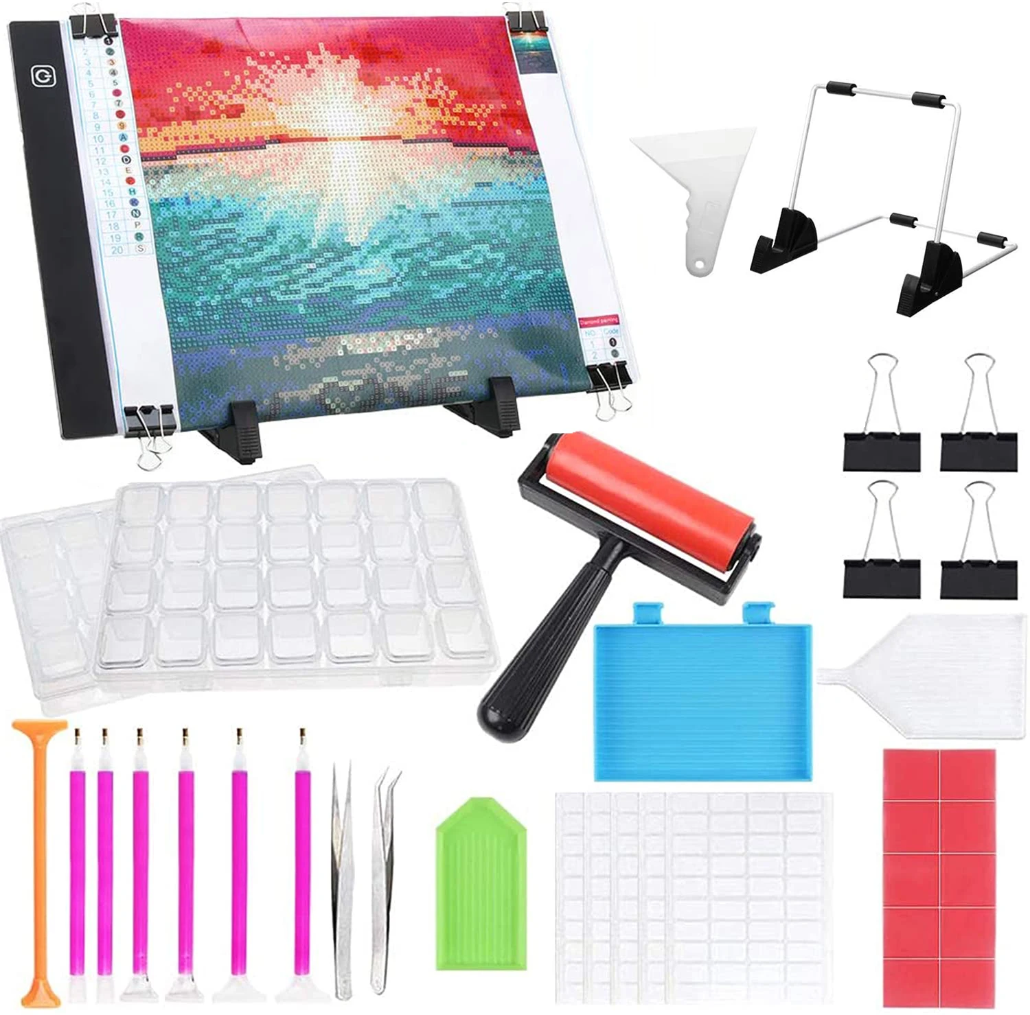 5D Diamond Painting Accessory  High Quality Easy Using Light Pad Diamond Painting Tools And Accessories Kit For Adults And Kids
