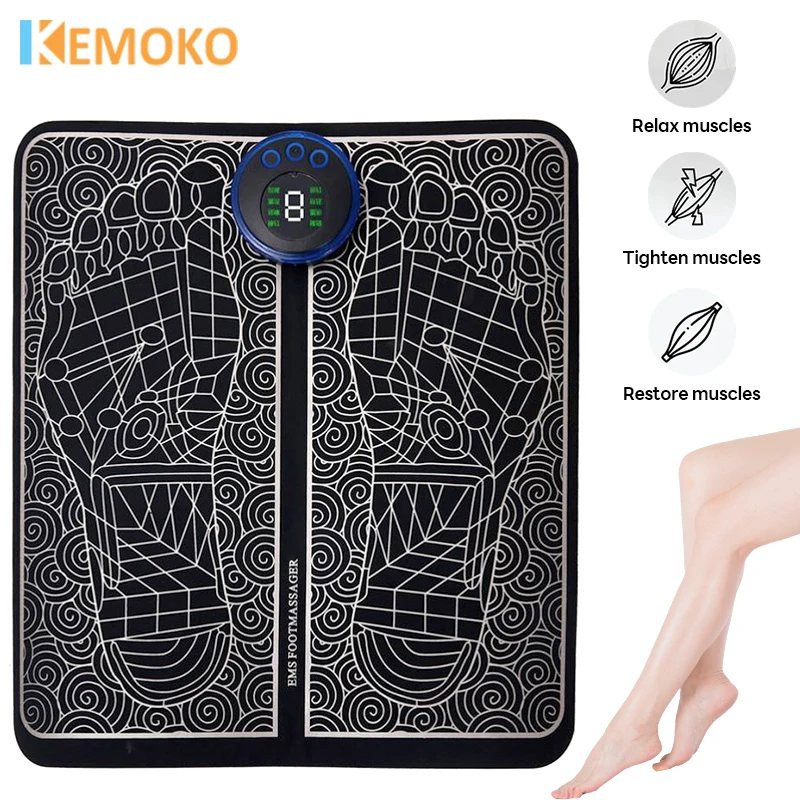 

Electric Foot Massager Pad Muscle Massage Relaxation Trainer for Fitness Outdoor Sport Relax Massage Improve Blood Circulation