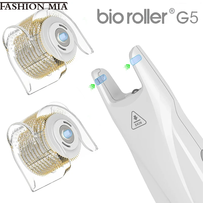 

5Pcs Bio roller G5 Replace 540 Titanium Needle Derma Roller Heard Microneedle Roller For Bio Roller G5 Device