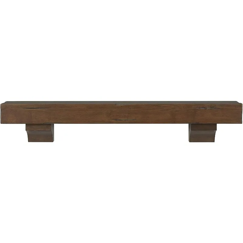 

Wall Shelf, 72-Inch, Rustic Cherry nice-looking and utilitarian mantel furniture accessories