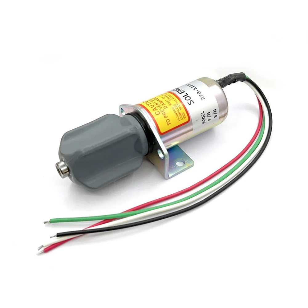 12V 4-Wire Shutoff Solenoid 270-11101 27011101 For Corsa Marine Electric Diverter System