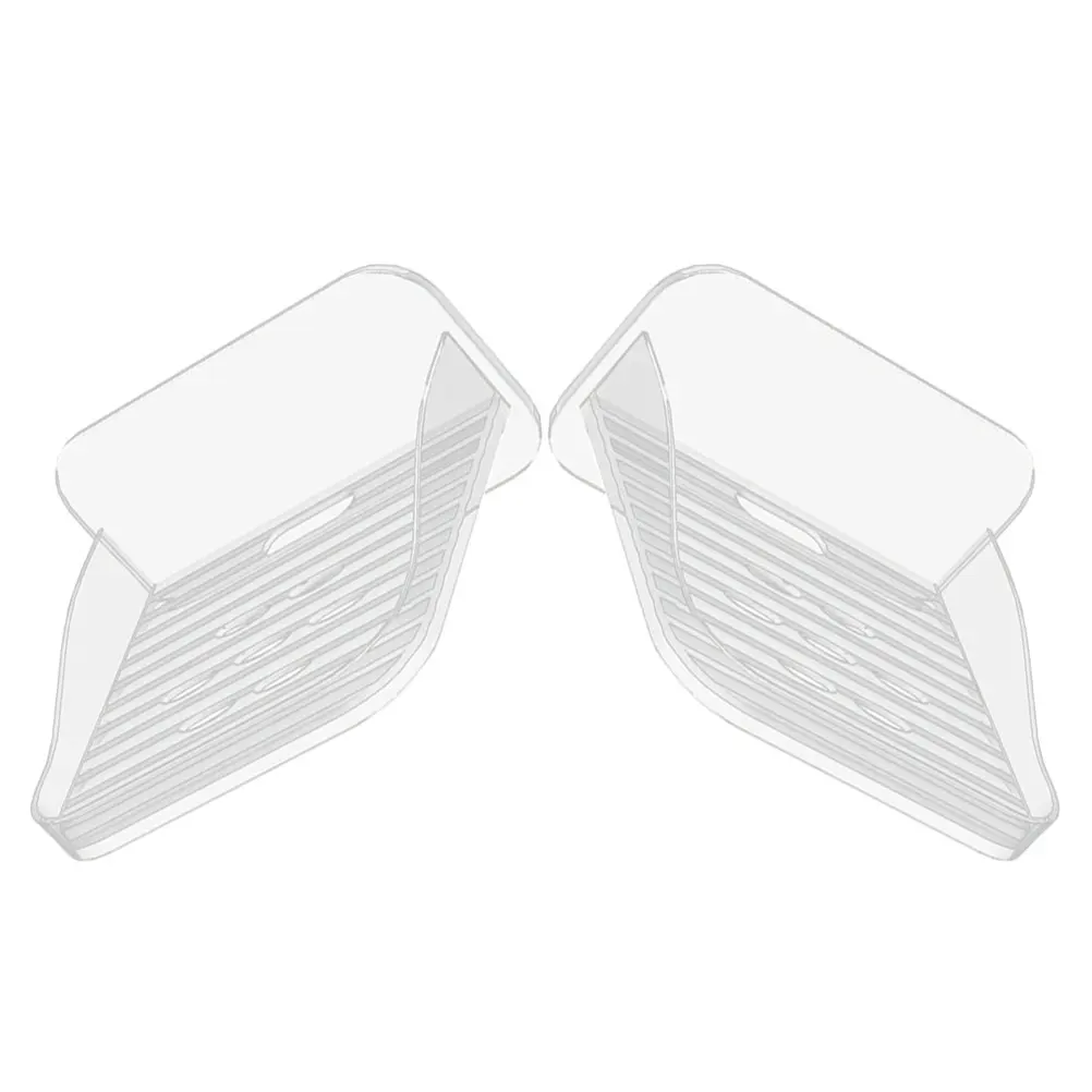 

2 Pcs Camera Storage Rack Wall Mount Shelf Bathroom Mounted Acrylic Plastic Kitchen Bedroom Display