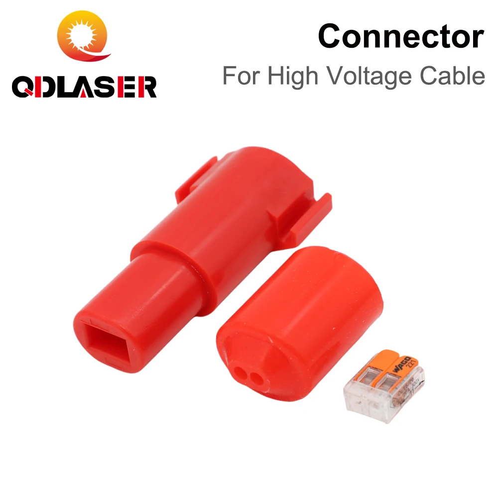 QDLASER YONGLI High Voltage Connector Male Female Plug for CO2 Laser Tube Cutting Engraving Machine Battery Helicopter DIY Parts