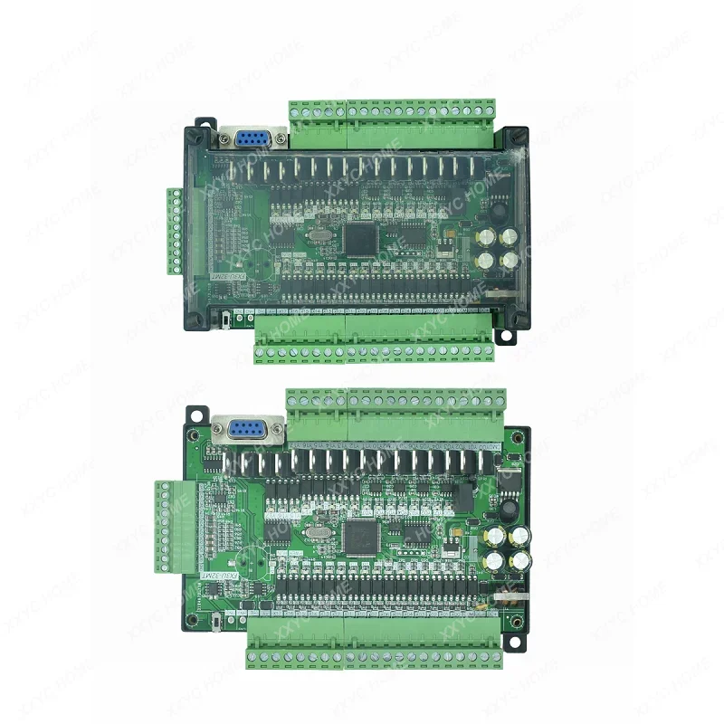 FX3U-32MT PLC Industrial Control Board With Shell 6AD+2DA 18 IN 18 OUT High-speed Counter RS232 RS485 RTC CAN DC24 Power Supply