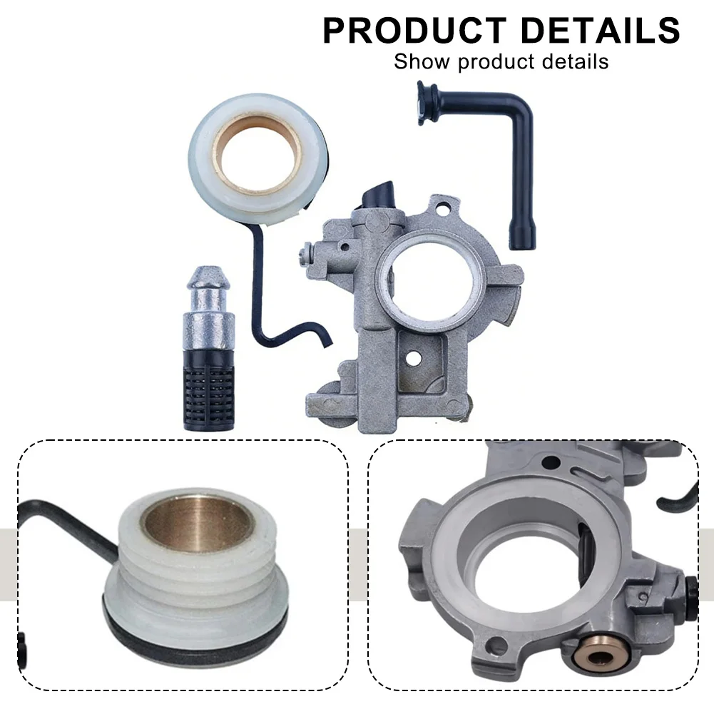 Oil Pump Oiler Kit for 065 064AV MS650 066 MS660 Chainsaws Direct Replacement Matching 1122 640 3205 and 1122 640 7105