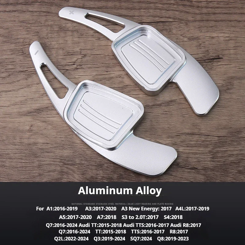 

For Audi A1 A3 A5 A7 S3 S4 S5 Q2 Q5L SQ5L Q7 TT TTS R8 Q2L Q3 SQ7 Q8 Car Steering Wheel DSG Shift Paddle Extension
