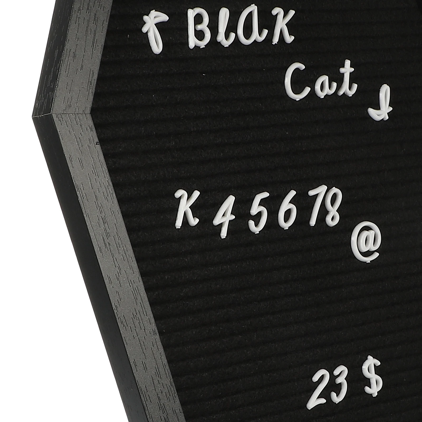 

1 set Creative Coffin Shape Letter DIY Message Decorative Memo Board for Halloween Home Decoration Foldable Standing Message
