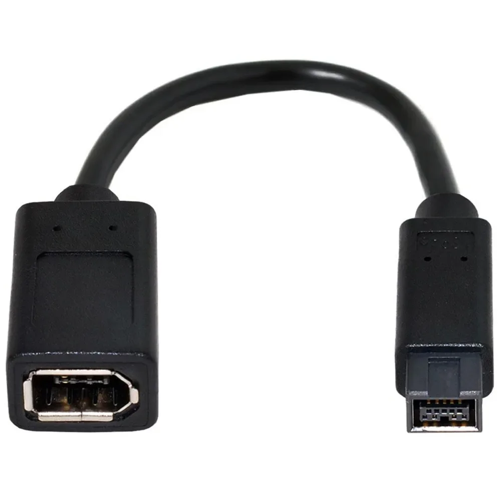 Firewire IEEE 1394 IEEE1394 6PIN Female to 1394b 9PIN Male Firewire 400 TO 800 Adapter Cable 0.2M