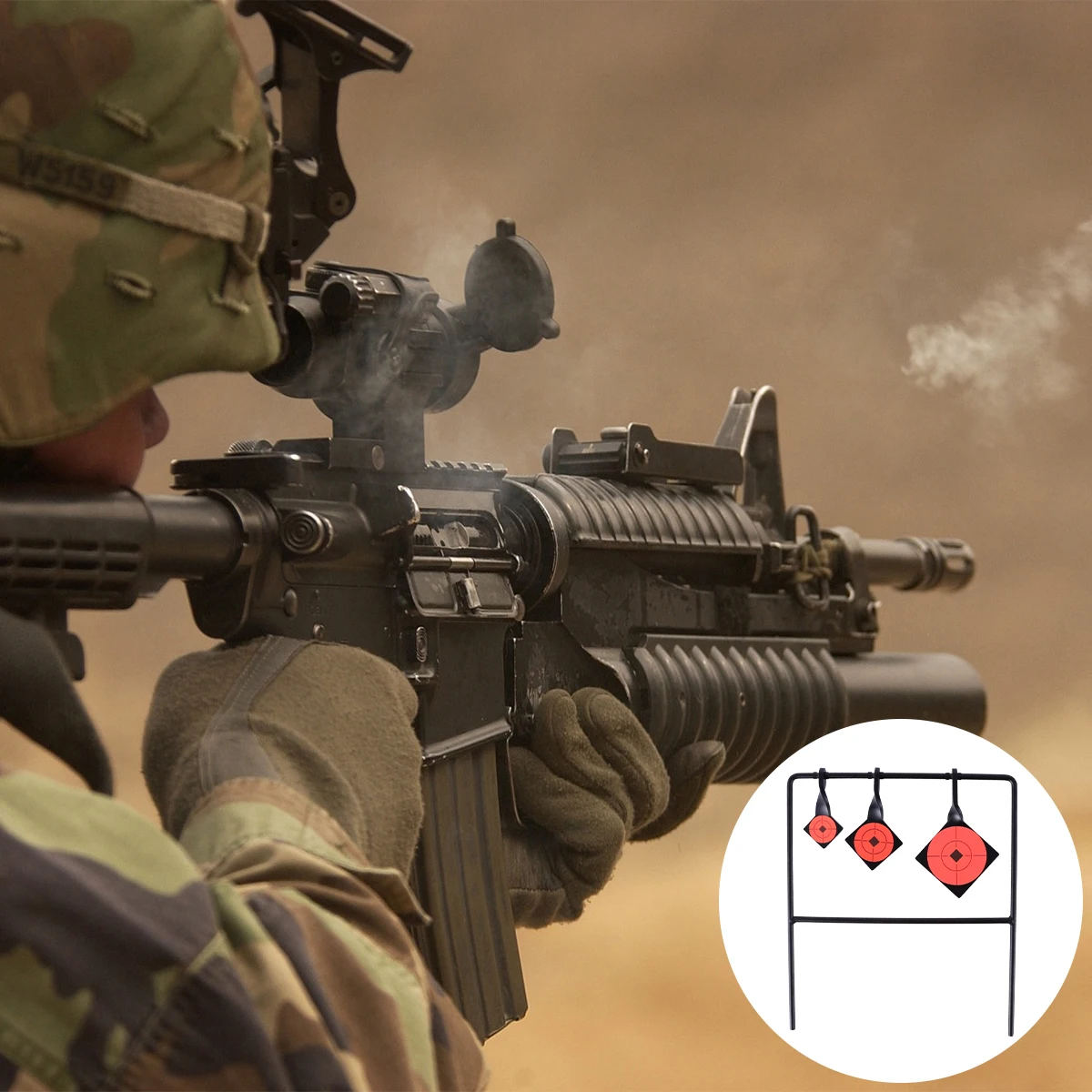 

25mm Carbon Steel Metal Targets for Shooting Practice Hunting Exercise Durable Compact Portable Weather Resistant Steel