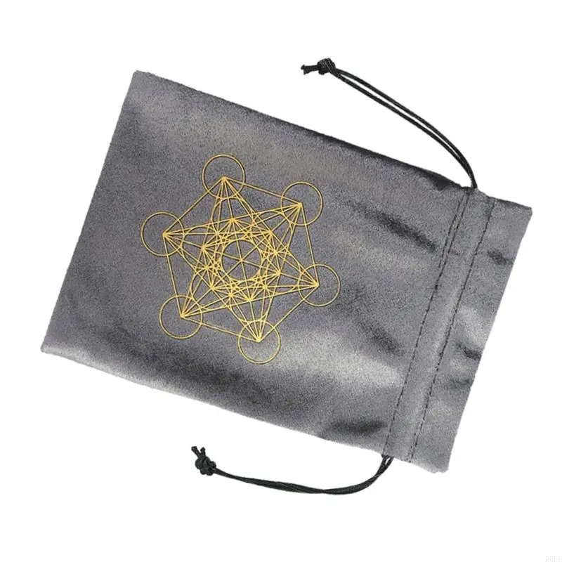 R6FE Flannel Tarot Bag Dices Drawtrings Pouches Bolsas regalo joyería