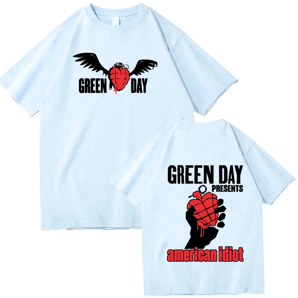 Green Day savors Band t-shirt Unisex Harajuku Hip Hop o-collo camicie a maniche corte fan Gift