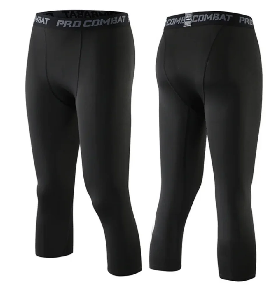 Mens Compression Pants Tights Cool Dry Leggings Sports Baselayer Running Tights Athletic Workout Active Shorts