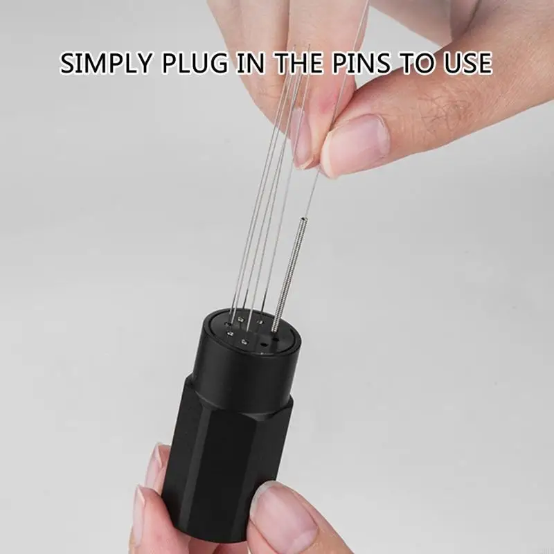 Дистрибьютор эспрессо a2ue с магнитной ручкой иглы эспрессо для распределения кофе дистрибьютор эспрессо инструмент эспрессо