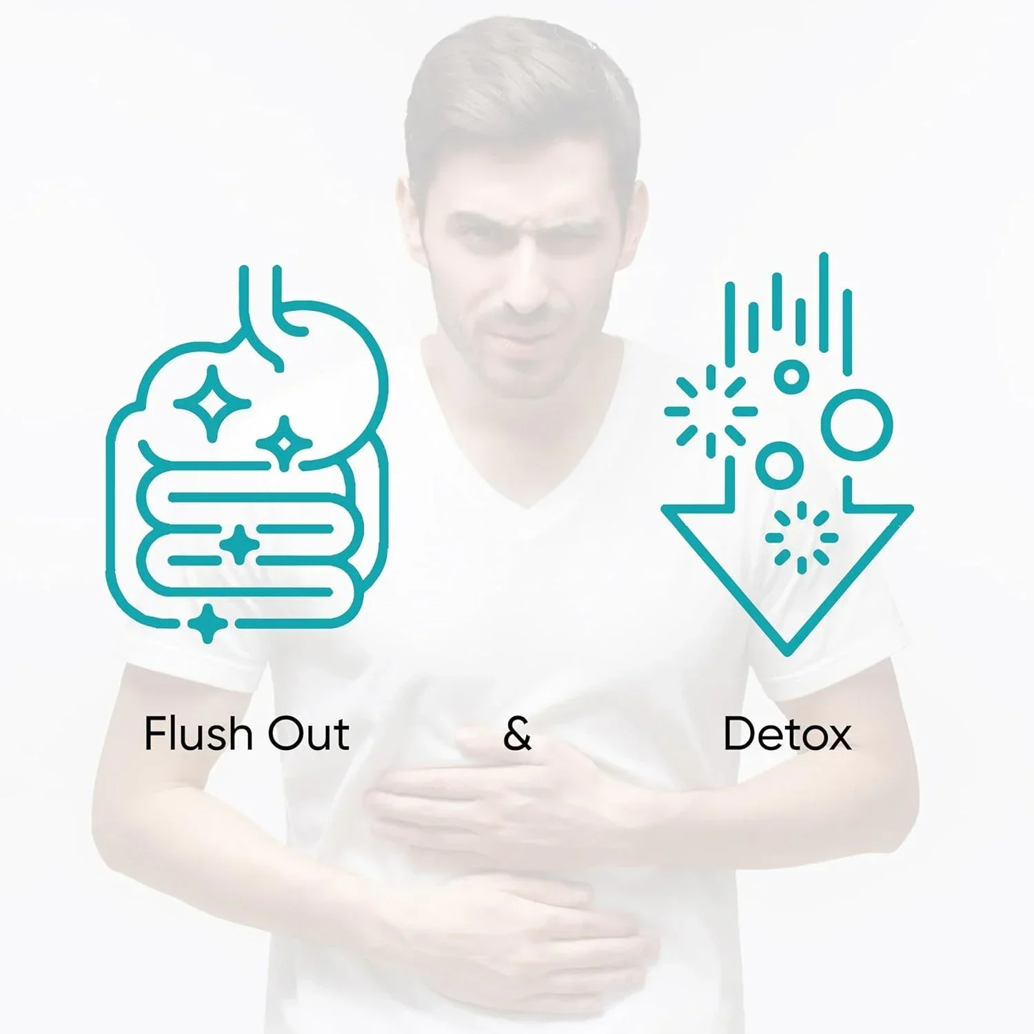 تنظيف لمدة 15 يومًا - دعم الأمعاء والقولون للمساعدة في تخفيف وتنظيم حركات الأمعاء لكل من الرجال والنساء