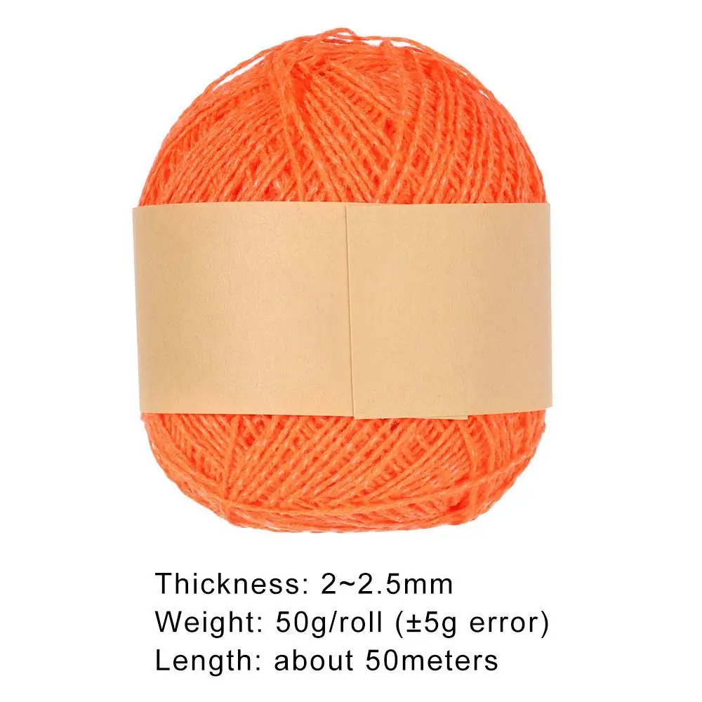 Fluorescent Weave Sewing Glow in the Dark Luminous Chunky Yarn Knitting Wool Yarn Hand Knitted