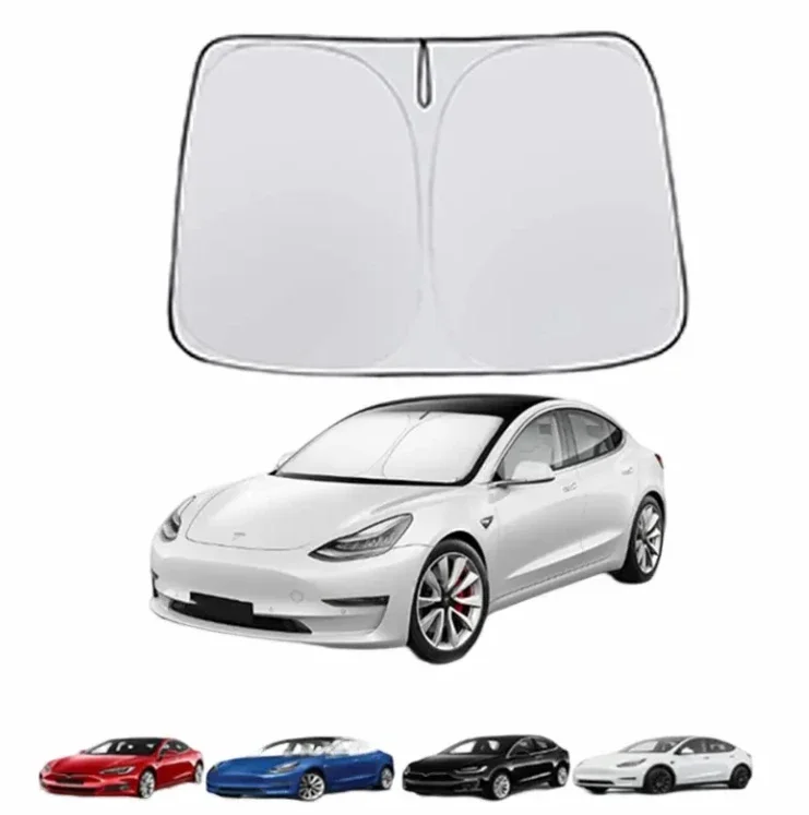 

Accessories Model 3/Y Car Windshield Sunshades Sun Shade Car Umbrella for Tla