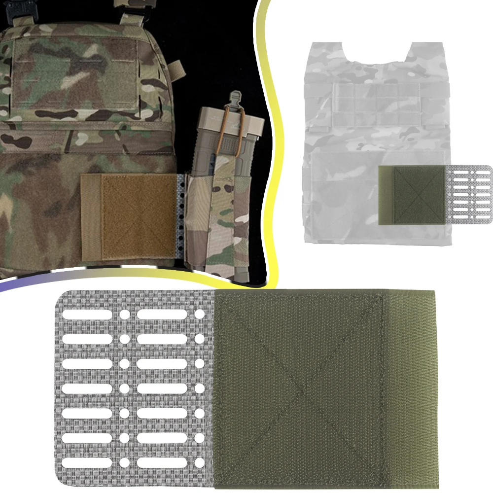 

Tactical Vest Extended Side Plate Molle Chest Hanging Side Expansion Composite Board Bracket Camping Hunting Vest Accessories