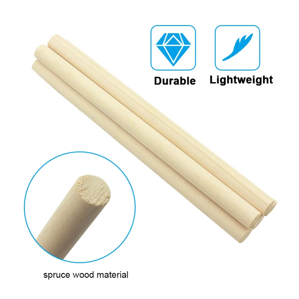 ​5pcs ​Spruce Wood Cello Sound Post ​18cm Length​ ​Cello Repair Part​ ​Spruce Sound Post​ Sound Column​ ​Cello Column​