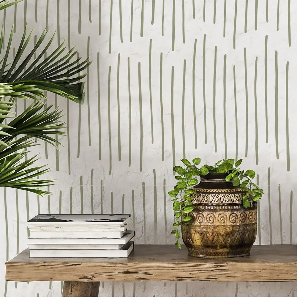 

Трафареты для рисования на стенах или декоративные трафареты — 2 шт. (43x99 см), геометрические трафареты для рисования на стенах, большие трафареты для декора стен