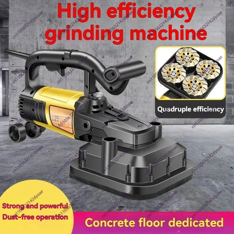 5580W Load power handheld four-head concrete floor grinder wood sander Concrete Grinding Machine