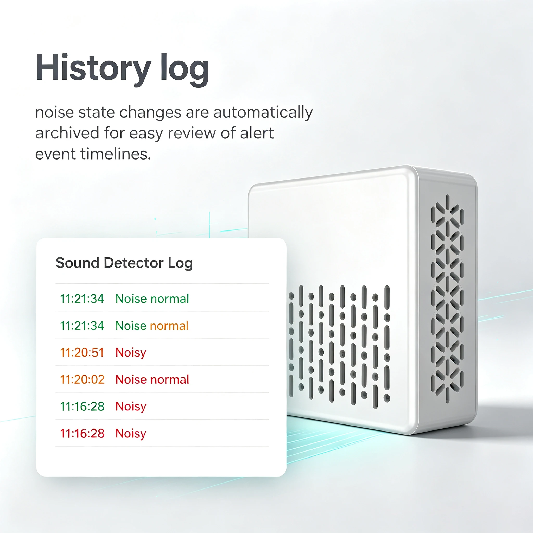 Wifi/Zigbee Tuya Geräuschpegelmesser Schallpegelsensor Umweltgeräuschdetektor Tester Smart Life APP Hausautomatisierungssystem – Detail 8