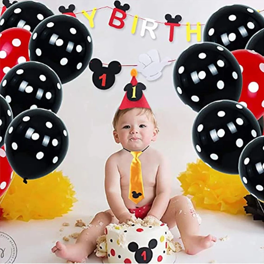 Marienkäfer-Geburtstagsparty-Dekorationen: Tischgeschirr, Teller, Servietten, Becher, Luftballons, Wimpelkette – Marienkäfer-Themenparty für Kinder und Babyparty-Zubehör – Detail 4