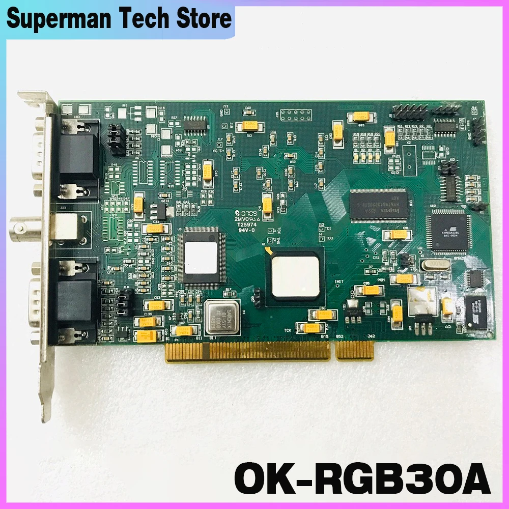 Acquisition Card OK-RGB30A  ASI-C /SMPTE 259M-C VSS-8120C-DI-P RevA PCIAgfaPRO R1.2 PCI-1712L PCI-6071e PCI-6516 PCI-9118DG