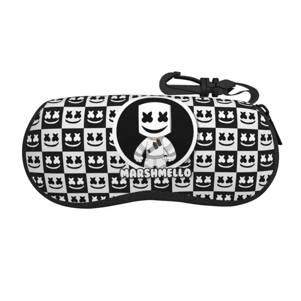 Custom Marshmellos American Electronic Music Producer And DJ Shell Eyeglasses Protector Cases Cute Sunglass Case Glasses Pouch