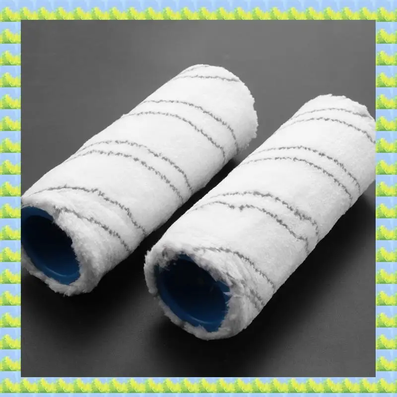

FZFZ 8 Pieces Set Of Rollers For Karcher FC5 FC7 FC3 FC3D Electric Floor Cleaner Replacement Rollers 2.055-007.0 Gray