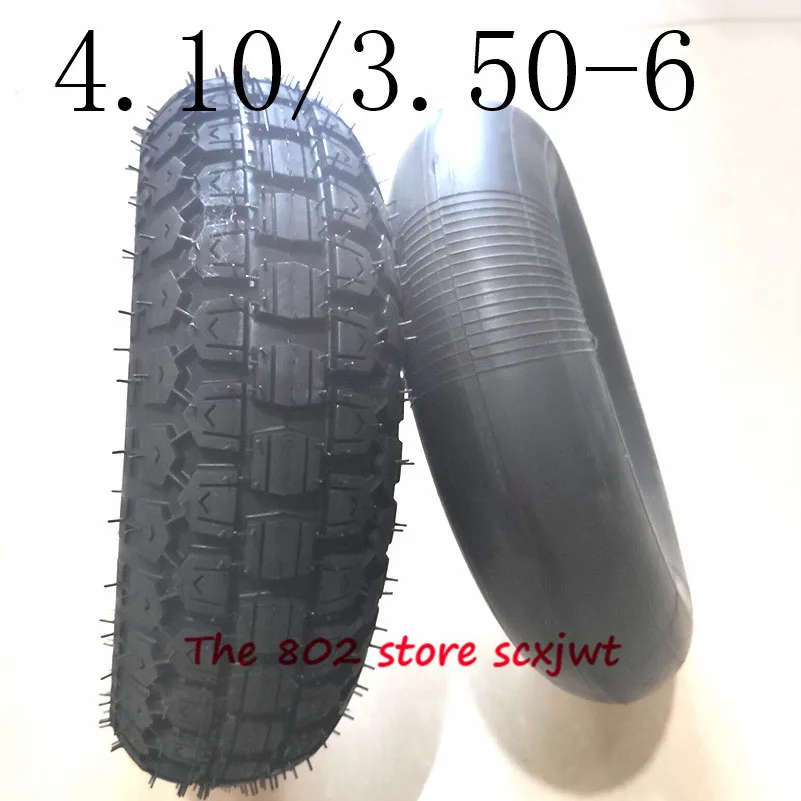 Size 4.10/3.50-6 Inner and Outer Tyre  Suitable for Mobility Scooter. Amusement Park Facilities. Electric Vehicle. Wheelbarrow