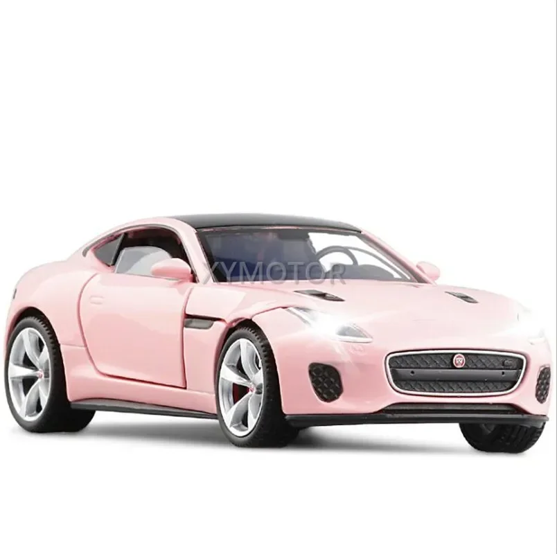 

JKM 1/32 For Jaguar F TYPE Diecast Metal Racing Car Model Toys Boys Girls Gifts Display Ornaments Pink/Blue/Red Metal,Plastic